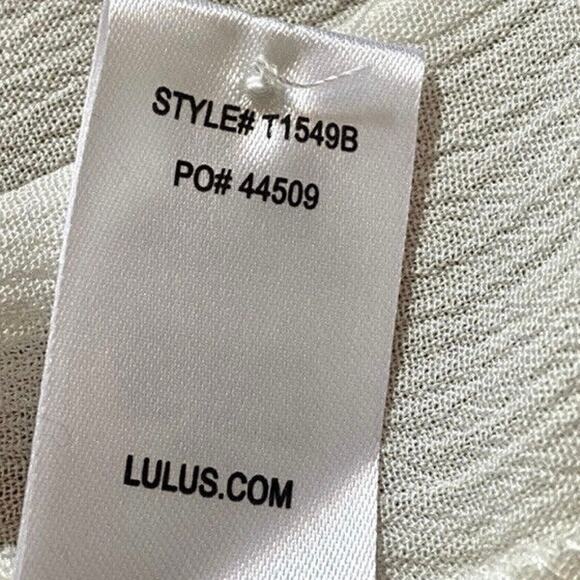 Lulus White Short Sleeve Romantic Lace Crotchet Top Size XS‎ New Style T15498 - Picture 13 of 13